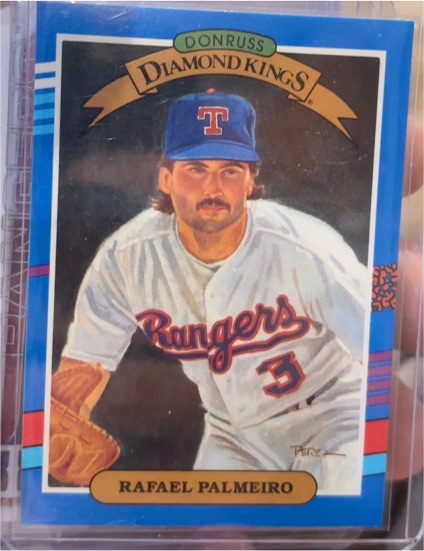 1991 Donruss Diamond Kings #19 Rafael Palmeiro — front