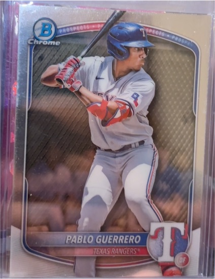 2025 Bowman Chrome Prospects #BP-144 Pablo Guerrero — front
