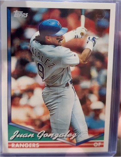 1994 Topps #685 Juan Gonzalez — front