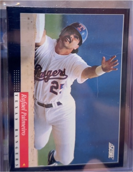 1994 Score #495 Rafael Palmeiro — front