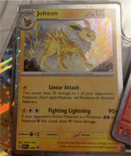 2025 Pokémon Prismatic Evolutions #169 Jolteon — front