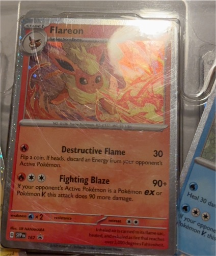 2025 Pokémon SV: Scarlet & Violet Promo #167 Flareon — front