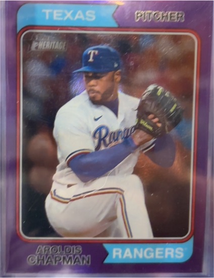 2023 Topps Heritage #505 Aroldis Chapman — front