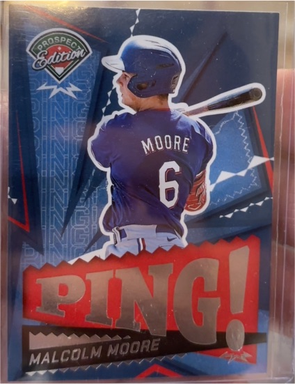 2024 Panini Prospect Edition #8 Malcolm Moore Ping! — front