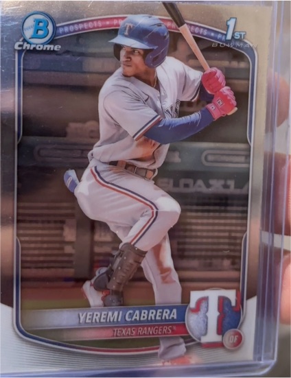 2025 Bowman Chrome Prospects #BCP-146 Yeremi Cabrera — front