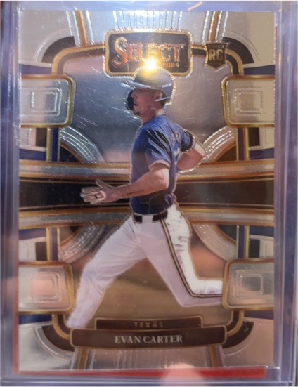 2024 Panini Select #100 Evan Carter — front