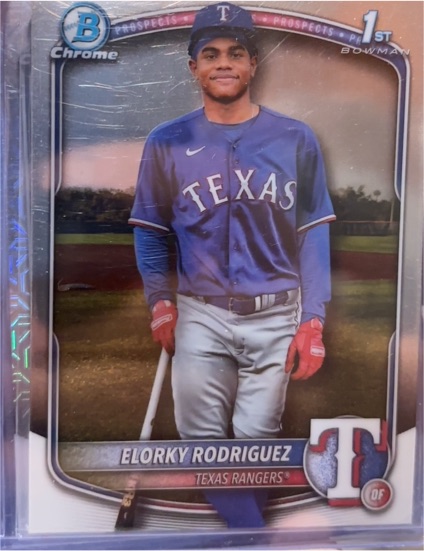 2025 Bowman Chrome #BCP-186 Elorky Rodriguez — front