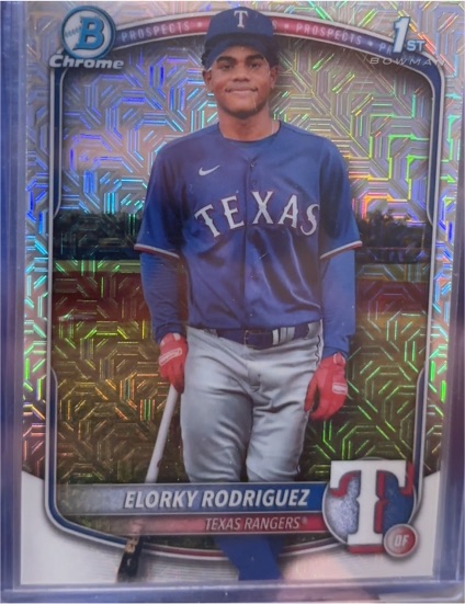 2025 Bowman Chrome #BCP-186 Elorky Rodriguez — front