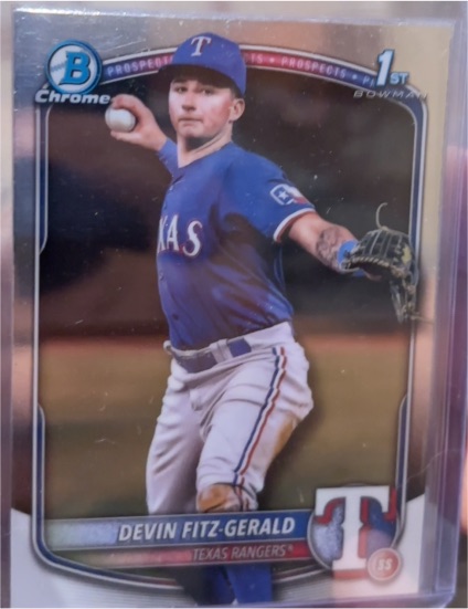 2025 Bowman Chrome #BCP-158 Devin Fitz-Gerald — front