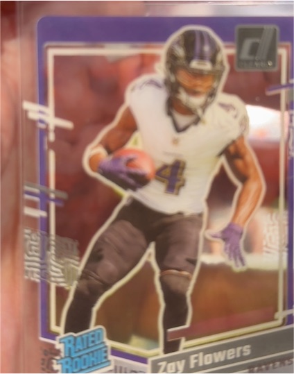 2023 Donruss Clearly Rated Rookie #92 Zay Flowers — front