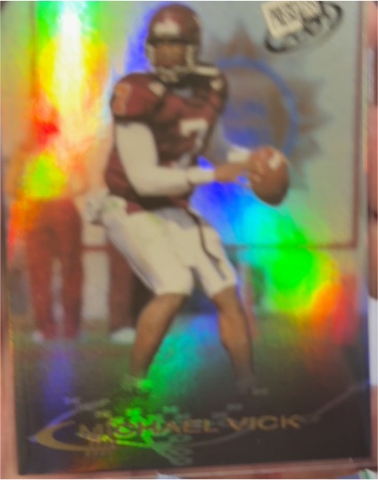 2001 Topps Chrome #TC-1 Michael Vick — front