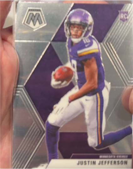 2020 Panini Mosaic #209 Justin Jefferson — front