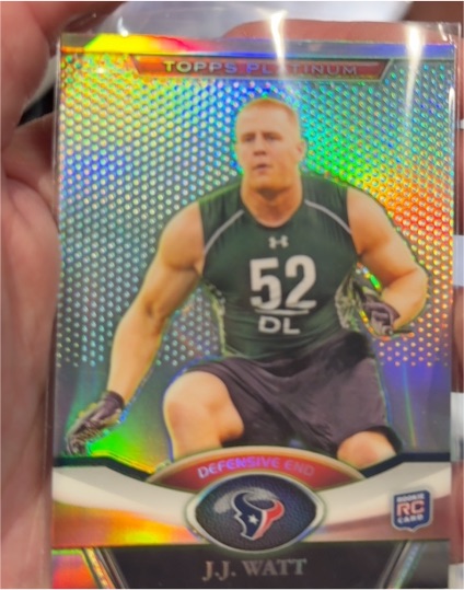2011 Topps Platinum #86 J.J. Watt — front