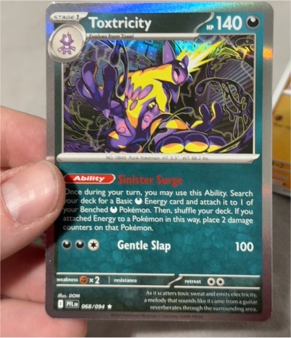 2021 Pokémon TCG Phantasmal Flames #068/094 Toxtricity — front