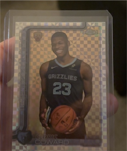 2025-26 Topps Chrome #261 Cedric Coward — front
