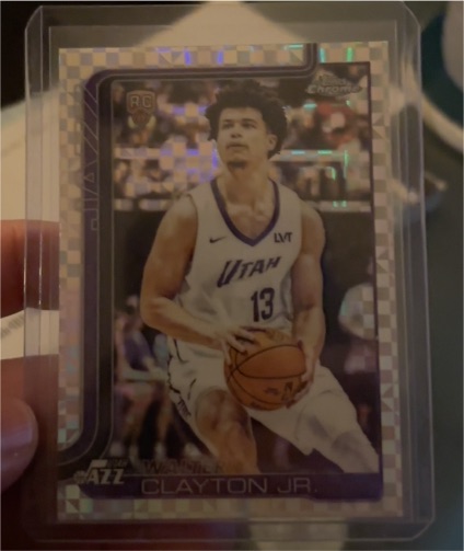 2025-26 Topps Chrome #268 Walter Clayton Jr. — front