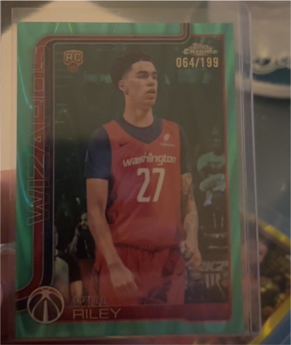 2025-26 Topps Chrome #271 Will Riley — front