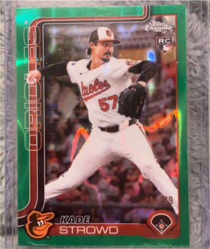 2025 Topps Chrome Update #USC193 Kade Strowd — front
