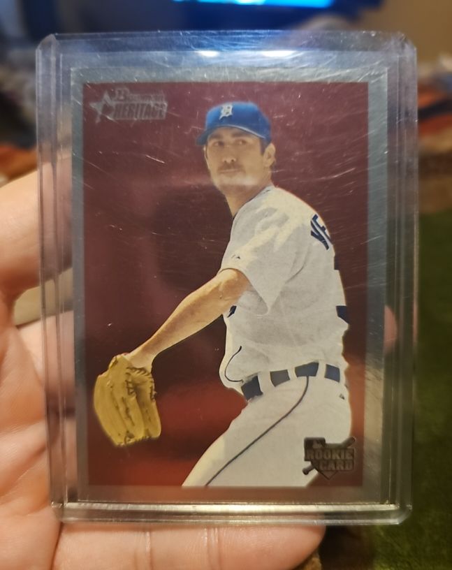 2006 Bowman Heritage #250 Justin Verlander — front