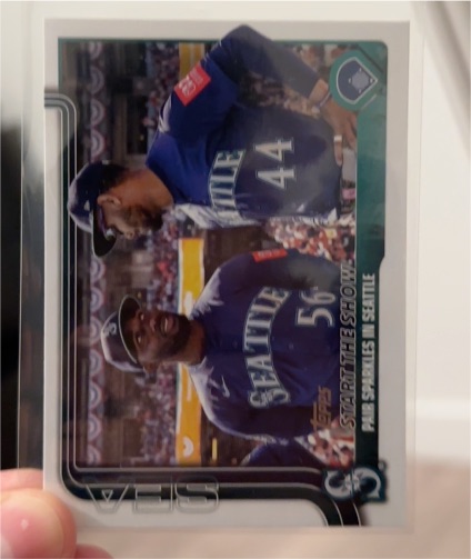 2025 Topps Update #US244 Start The Show Julio Rodríguez / Randy Arozarena — front