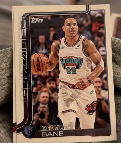 2025-26 Topps #185 Desmond Bane — front