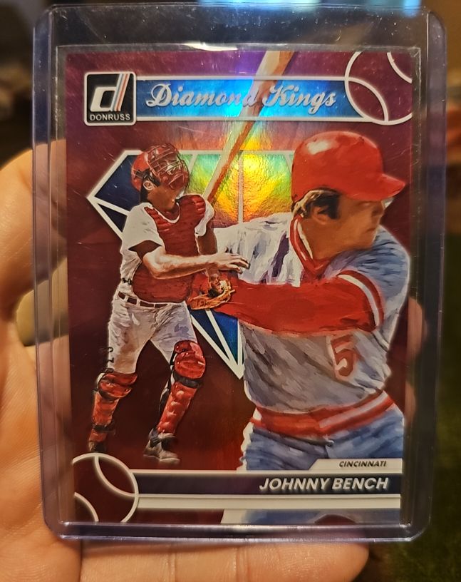 2023 Donruss Diamond Kings #25 Johnny Bench — front