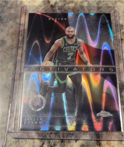 2025-26 Topps Chrome #AC-3 Jaylen Brown Activators — front