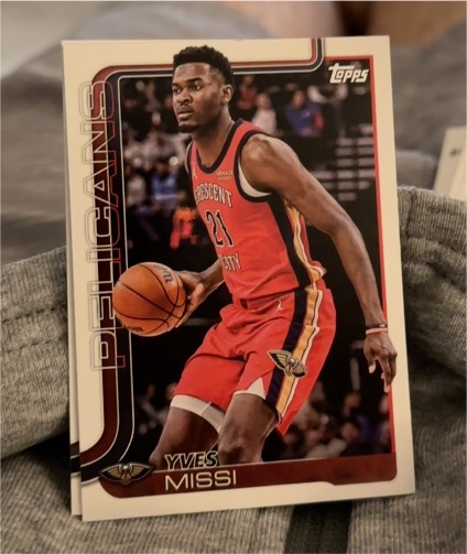 2025-26 Topps #191 Yves Missi — front