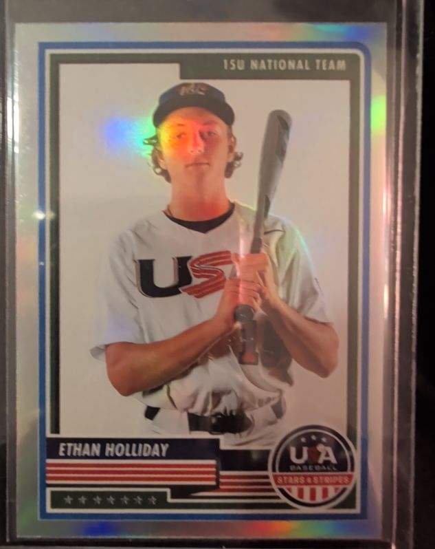 2023 Panini USA Baseball Stars & Stripes #30 Ethan Holliday — front