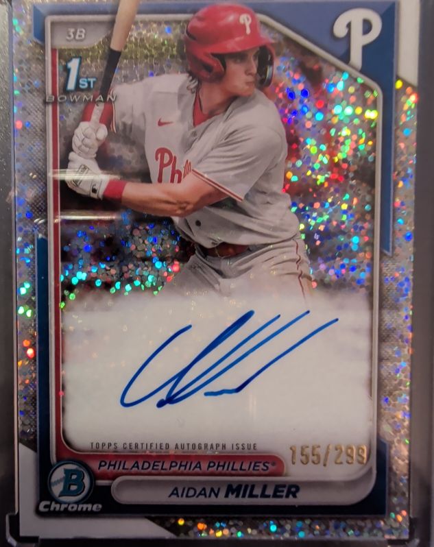 2024 Bowman Chrome #CPA-AMI Aidan Miller — front