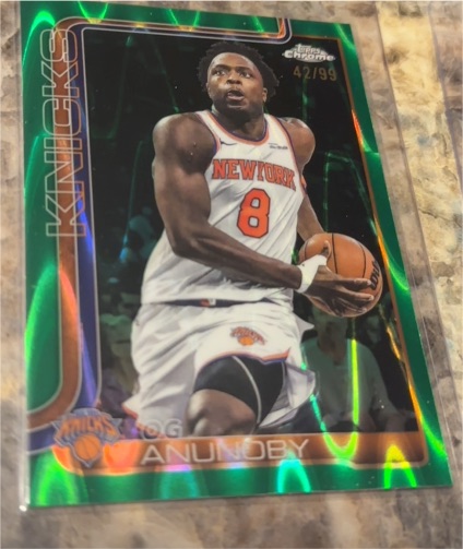 2025-26 Topps Chrome #131 OG Anunoby — front