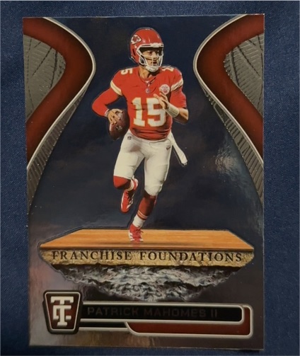 2024 Panini Totally Certified #2 Patrick Mahomes II Franchise Foundations — front