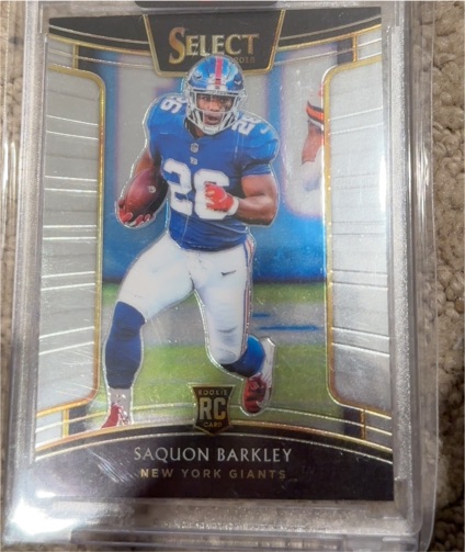 2018 Panini Select #17 Saquon Barkley — front