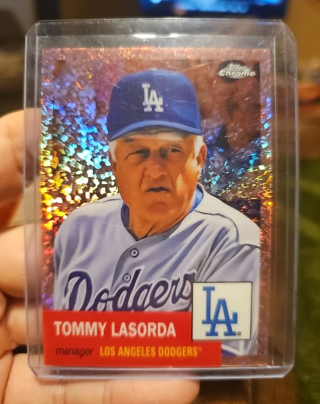 2022 Topps Chrome Platinum Anniversary #356 Tommy Lasorda — front
