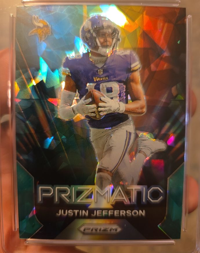 2023 Panini Prizm #16 Justin Jefferson Prizmatic — front