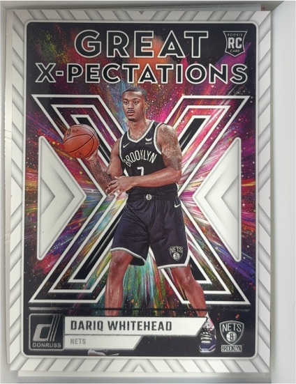 2023-24 Donruss #19 Dariq Whitehead Great X-Pectations — front