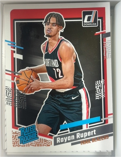 2023-24 Donruss #218 Rayan Rupert — front