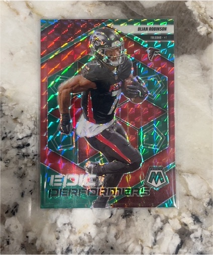 2025 Panini Mosaic #8 Bijan Robinson Epic Performers — front