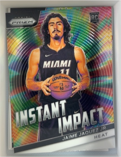 2023-24 Panini Prizm #23 Jaime Jaquez Jr. Instant Impact — front