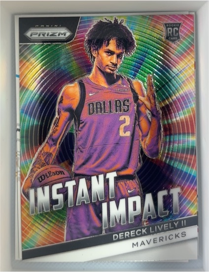 2023-24 Panini Prizm #14 Dereck Lively II Instant Impact — front