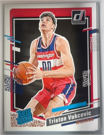 2023-24 Donruss #230 Tristan Vukcevic Rated Rookie — front