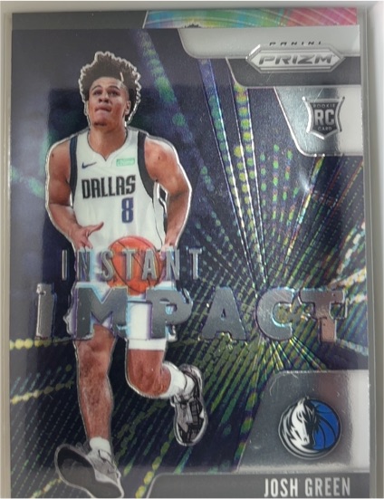 2020-21 Panini Prizm #14 Josh Green Instant Impact — front