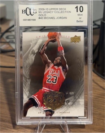 2009-10 Upper Deck MJ Legacy Collection Gold #40 Michael Jordan — front