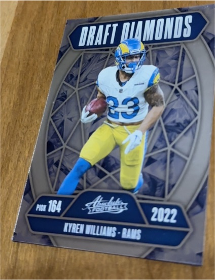 2025 Panini Absolute Draft Diamonds #DD-KWS Kyren Williams — front