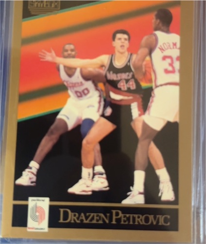 1990-91 SkyBox #237 Drazen Petrovic — front