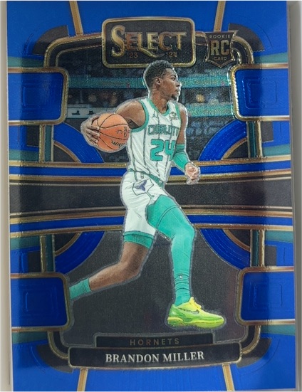 2023-24 Panini Select #80 Brandon Miller — front