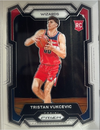 2023-24 Panini Prizm #126 Tristan Vukcevic — front