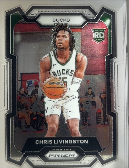 2023-24 Panini Prizm #156 Chris Livingston — front