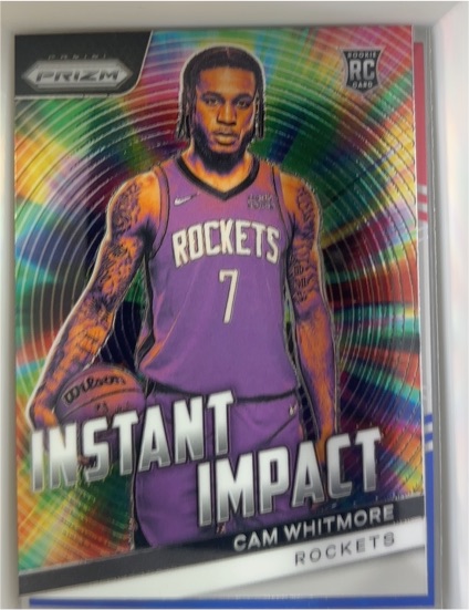2023-24 Panini Prizm #7 Cam Whitmore Instant Impact — front