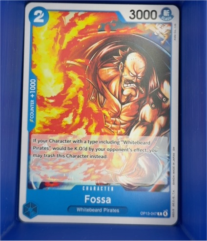 2025 One Piece Card Game OP13-047 Fossa — front